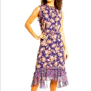 Julia Jordan Floral Ruffle Dress